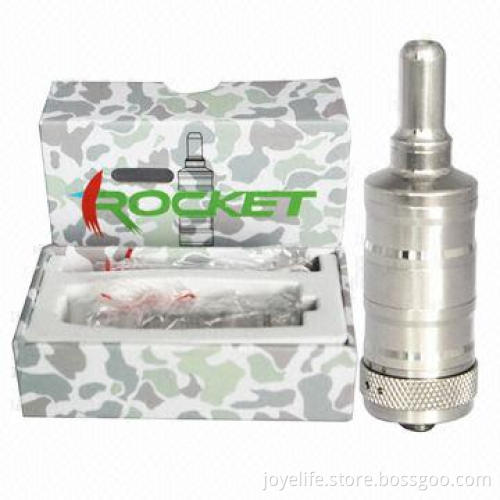 Rebuildable rocket atomizer